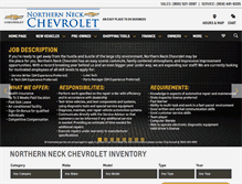 Tablet Screenshot of nnchevrolet.com